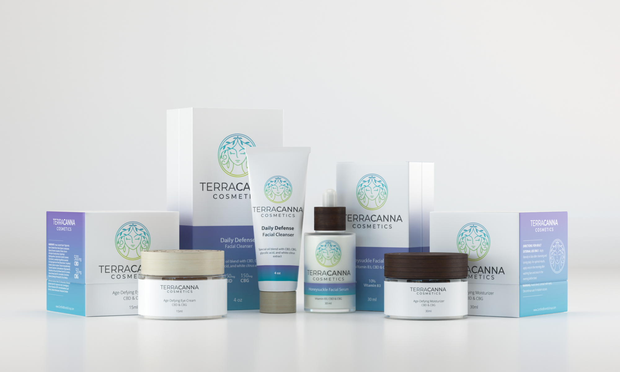 TerraCanna CBD skin care products